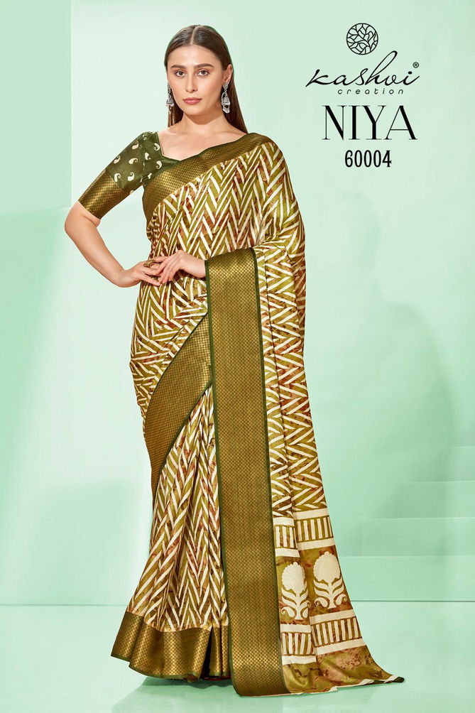 Niya By Kashvi 60001-60008 Daily Wear Sarees Catalog